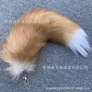 Fox Tail Pendant Crystal Fox Tail Floating Gold Fade Fox Tail Dance Props Costume Accessories Bag Pe