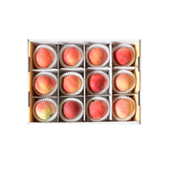 【游游農產】紅玉桃12入 手提禮盒(2台斤)
