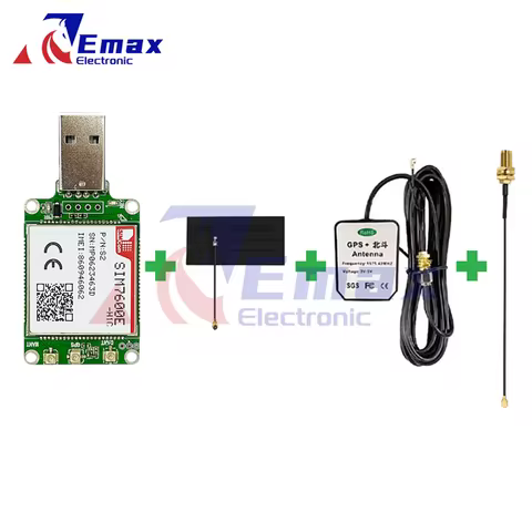 SIM7600E-H SIM7600E-H1C SIMcom 4G CAT4 USB Dongle LTE-A With External GPS