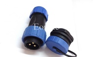 【Customizable】 2pcs/lot Sp21 3pin Waterproof Connectors Ip68 Inversion Connector 3pin Power Cable Mo