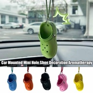 Car Mounted Mini Hole Shoe Decoration Aromatherapy Car Perfume Diffuser Shoes Shape Air Perfume Fragrance Diffuser with 3 Refill Tablets lofusg