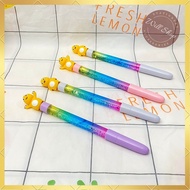 WHOLESALE 4 / 8 / 12 PCS cute pens unique gifts school stationery GEL PENS GLITTER DINO NAILONG PGK-