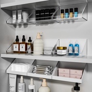 Toilet Mirror Cabinet Storage Box Bathroom Lipstick Perfume Cosmetics Rack Dressing Table Cabinet Wall-Mounted Organizing Box