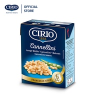 CIRIO Cannellini (ถั่วขาว) 380 gm. เมล็ดถั่วขาว100% บรรจุกล่อง นำเข้าจากประเทศอิตาลี 380 กรัม