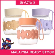 Arigatou Cawan Bertangkai HoHo HoHo Handle Glass Cup Mini Portable Design For Breakfast Travel And D