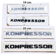 KOMPRESSOR Logo Attached To The Rear For BENZ E200 C200 C230 C180