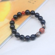 【黑曜石手串】精品玉石男款士佛珠送朋友生日節日禮物南紅手鏈