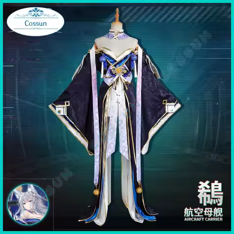 [Customized] Game Azur Lane Shinano Cosplay Costume Women Dress Full Set Halloween Anime Lovely Clot