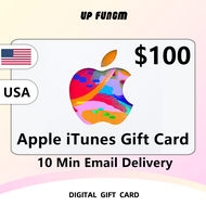 Apple 100 USD iTunes Gift Card US⚡USA iOS iTunes App Store Card Recharge⚡ Recharge Apple Card United