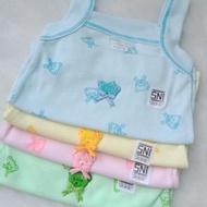 6 PCs of LING LING BRAND PATTERNED GIRLS' UNDERSHIRT