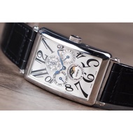 Franck Muller Long Island Series Platinum Perpetual Calendar Monthly Phase Automatic Belt Men's Watch 1200QP