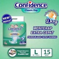 Diapers Confidence Classic Day Diapers L 15 - Disposable Parental Adult Diapers