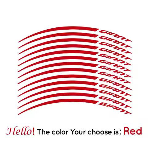 26" 27.5" 29" Giant Cycling Wheels Sticker Bike Rim Decor inch Vinyl Stickers Giant Bicycle Wheel