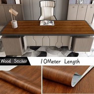 10Corak Premium Wallpaper Wood Design Wallsticker Self Adhesive Kertas Dinding Papan Wood KYK