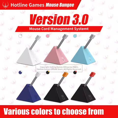 Hotline Games 3.0 Gaming Mouse Cord Clip for Zowie Esports FPS Logitech Razer Game Mouse Bungee Cabl