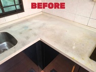 Solid Surface Table top Touch up and Polishing services.