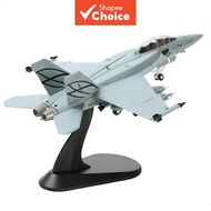 Scale 1:100 F/A-18F Super Hornet Diecast Jet Metal Alloy  Aircraft Model with Display Stand Collecti