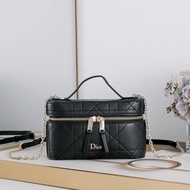 Dior Cosmetic Bag Dior Box Bag Dior Bag Dior Trianon Soft Vanity....Black Sheepskin Flat Oversized R