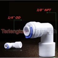 1/4" x 3/8" Tube Elbow (14-D) RO Connector/