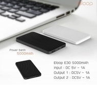 Eloop E30 (ORSEN) ของแท้100% พาวเวอร์แบงค์Eloop ความจุ5000mah แบบสำรอง แบตเตอรี่สำรอง เล็กกะทัดรัดน้ำหนักเบา Power Bank