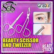 Grabbit Gunting Grooming Janggut Lelaki Eyebrow Trimming Scissors Makeup Tools Eyebrow Scissors 鼻毛修剪