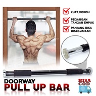 |BISA COD| Pull Up Bar / Door Chinning Bar / Iron Gym / Chin Up / Adjustable / Portable / Alat Fitne