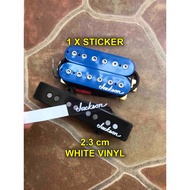 Sticker Jackson Writing Tempel Pickup For Humbucker Single Soapbar Pickups Guitar Or Bass Electric Decal Cutting Spool Electric Guitar Kating