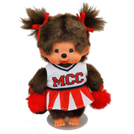 Monchhichi น่ารัก ตุ๊กตาผ้ากํามะหยี่ เด็กผู้หญิง ของขวัญ กระโปรง ไม่มีขาตั้ง 18 ซม. ตุ๊กตาของเล่นสูง