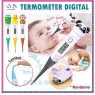 医疗 温度计Digital Thermometer with Beeper Cek Suhu Badan Bayi Demam simple senang accurate