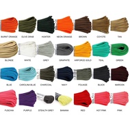 Atwood 550 4mm Paracord Cord 100ft (30m) - Solid Color, 7 Strand Core, 550lb (249kg) Survivorcord Ta
