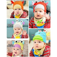 3D CRAB BEAN + SLABER CRAB BABY BIB BEAN SET/