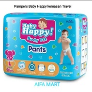 Pampers Baby Happy M 20 L 20 Dan Pampers Baby Happy Renceng Isi 6 Sachet. Popok sekali pakai kualitas tinggi