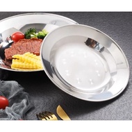 9-inch Stainless Steel Dinner Plate 22cm/