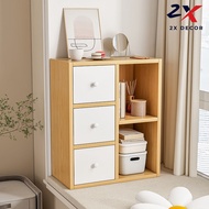 2X Decor - Useful Multifunctional Bookcase, Bedroom Storage Cabinet - 2X056
