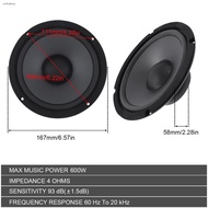 ☼❧✴1pc/2pcs 4/5/6.5 Inch Car Speakers 400/500/600W 2 Way HiFi Coaxial Subwoofer Car Audio Speakers f