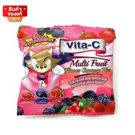 [แพ็คละ12ซอง] ไวต้า-ซี ลูทีน กัมมี่ วิตามินซี บำรุงสายตา ขนาด 20 กรัม/1 ซอง [Vita-C Lutein Gummy Multi Fruit 20 grams/1 sachet  x 12]