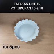 Pot Bunga Tawon Putih isi 5pcs / 6pcs Pot Besar Jumbo Pot Ukuran Sedang Pot Mini Ukuran 10 12 15 18 21 24 27 30 cm Pot Tanaman Hias Pot Bunga Murah 1 Lusin Pot Bunga Plastik Lusinan Murah Pot Bunga Pot Tawon Ukuran 30cm 24cm 21cm 18cm 15cm 12cm 10cm