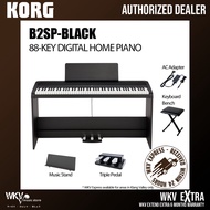 Korg B2SP 88-Key Digital Piano with Keyboard Bench - Black (B2-SP/B2 SP) *** YEAR END SALES***