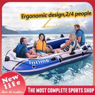 Inflatable Boat PVC Rubber Inflatable Boat Thick Portable Kayak Fishing Boat Kayaking Intex