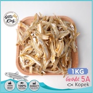 Bilis King Premium Ikan Bilis Mata Biru Gred 5A/3A / Pepak Siap Kopek (1kg)/ Anchovy