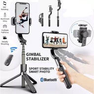 L08 Bluetooth Handheld Gimbal Stabilizer Mobile Phone Selfie Stick Holder Adjustable Selfie Stand Fo