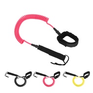 Paddle Board Leash Coiled Spring Surfing Foot Rope for Longboards Shortboards