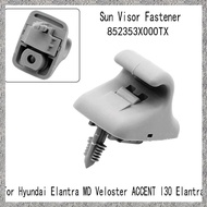 2 Piece Sun Visor Retainer Clip Sun Visor Fastener Gray Plastic for     ACCENT I30  852353X000TX