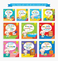 Combo 10Q EHON Lật Mở Tương Tác Kỹ Năng An Toàn Cho Bé Song Ngữ