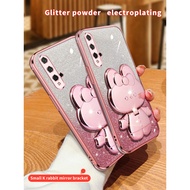 For Huawei Nova 5T Case Shockproof Electroplated Back Cover For Huawei Nova5T Stand Phone Casing