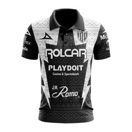 Liga Mx Club Necaxa 2023-2024 3d Polo Shirt with Aztec Design
