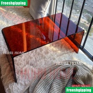 Freeshipping Nordic Style Acrylic Transparent Coffee Table Ins Modern Simple Tatami Tea Table Bedroo