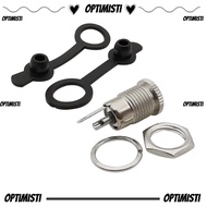 OPTIMISTI8E DC Power Female Socket Jack, DC-099 Metal DC Jack Adapter, DC Power Jack Socket Durable 