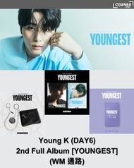 (已截) [韓國預訂] Young K專輯預訂 Young K (DAY6) - 2ND FULL ALBUM [YOUNGEST] (WM通路)