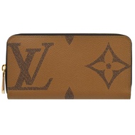 Louis Vuitton LV M69353 經典老花Monogram花卉拉鍊長夾.咖